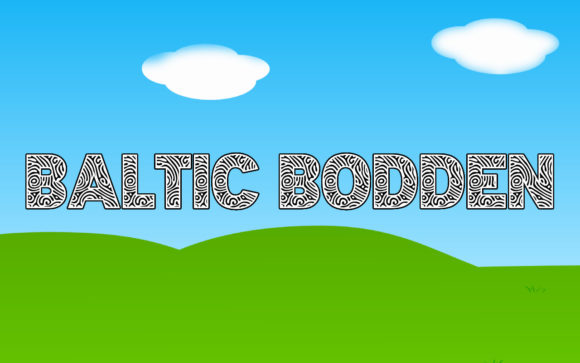 Baltic Bodden: A Cool Decorative Font for Editorial Design