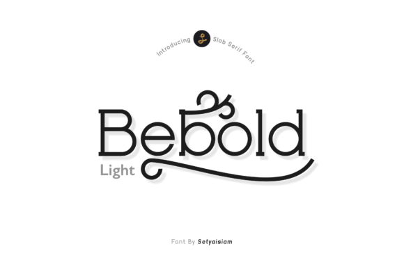 Bebold - Light: A Refined Serif Typeface for Digital Design