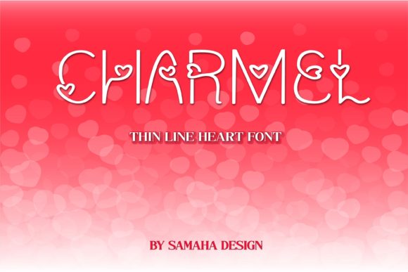 Charmel Font: A Romantic Typeface for Handmade Brands