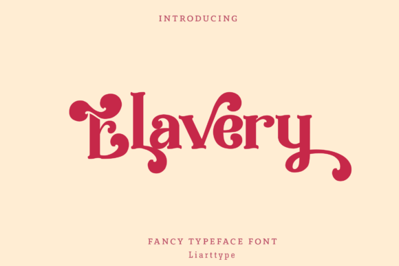 Elavery: A Whimsical Serif Font for Handmade Brands