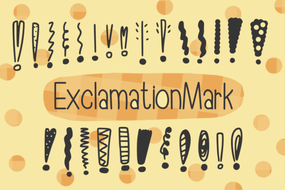 Exclamation Mark Font for Bold Branding