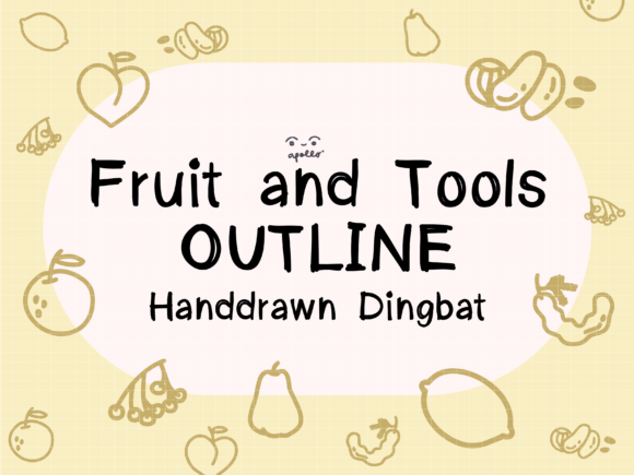 Fruits and Tools: A Playful Dingbats Font for Makers