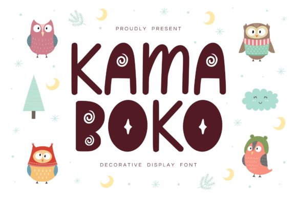Kamaboko: A Sweet Decorative Font for Handmade Brands