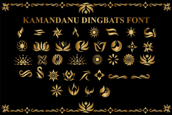 Kamandanu Dingbats: A Creative Typeface for Unique Branding