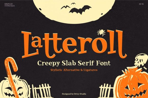 Latterol: A Whimsical Serif Font for Editorial Charm