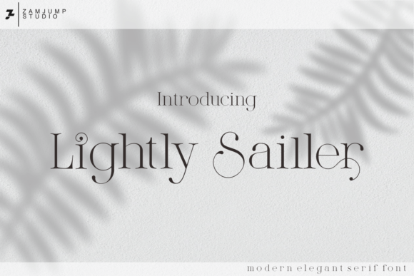 Lightly Sailler: A Serif Font for Polished Branding