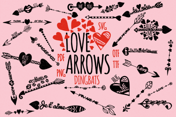 Love Arrows Font Review for Romantic Branding