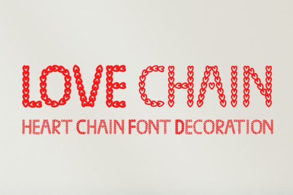 Love Chain: A Heart-Shaped Typeface for Memorable Branding
