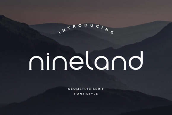Nineland Font Review: A Geometric Serif for Bold Campaigns