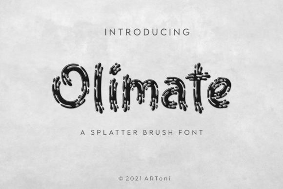 Olimate: The Splashy Decorative Font for Summer Campaigns