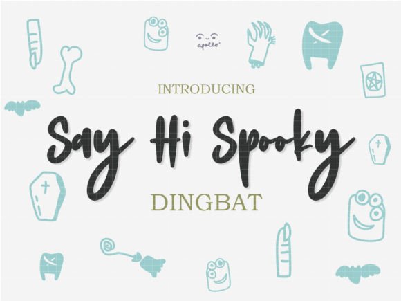 Say Hi Spooky: A Playful Typeface for Editorial Design