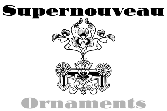 Supernouveau: An Art Nouveau Font for Editorial Design