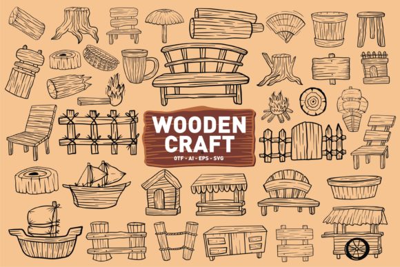 Wooden Craft Font for Bold Campaigns